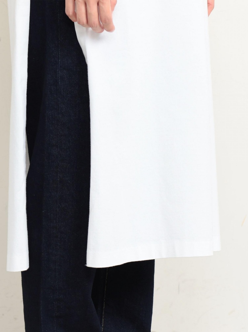 UNITED ARROWS コットンスリットノースリーブワンピ 5枚目