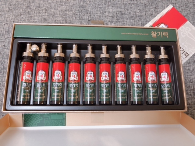 正官庄 【正官庄 活氣力 (20ml x 10本)】6年根 高麗人参 韓国健康食品 2枚目