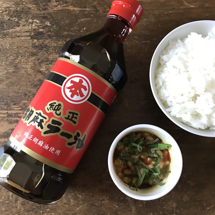 竹本油脂 マルホン 純正胡麻ラー油 450g 1枚目