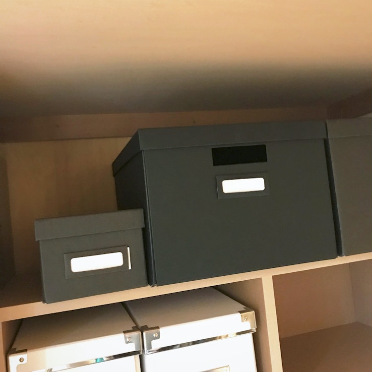 IKEA ふた付きボックス TJENA 1枚目