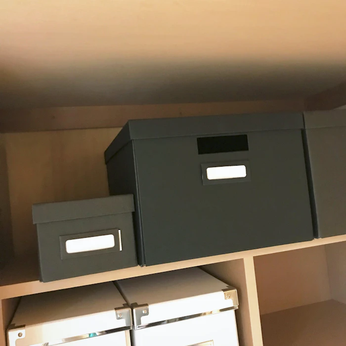 IKEA ふた付きボックス TJENA 1枚目