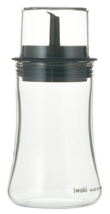 iwaki フタ付きしょうゆ差し (S) 120ml KT5031-BK 1枚目