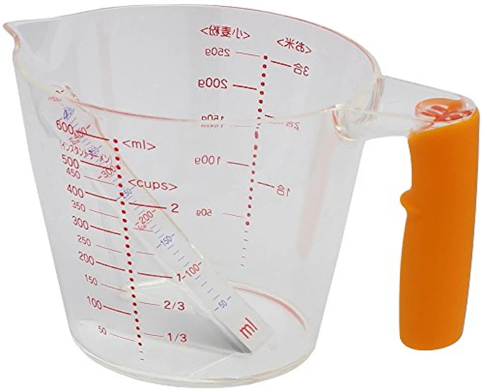 貝印 見やすい計量カップ 600ml DH-7024 1枚目