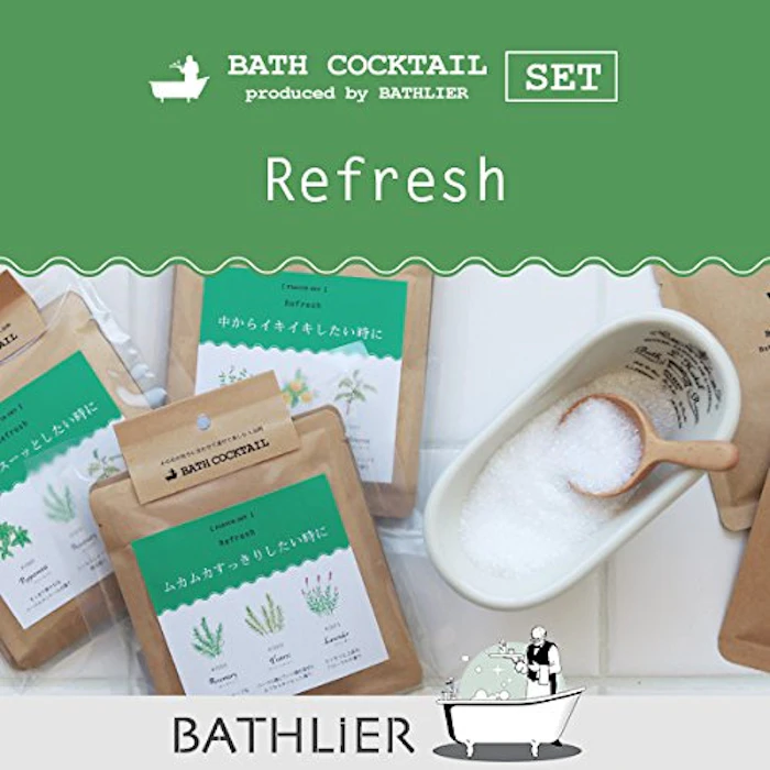 Bathlier バスカクテル フレーバーセット リフレッシュ 中からイキイキしたい時に 2枚目