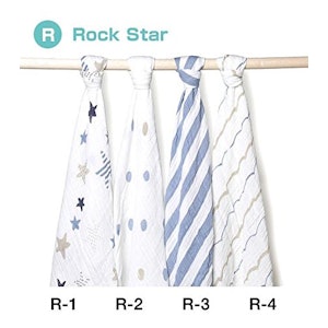 エイデンアンドアネイ おくるみ Rock Star R-4 1枚目