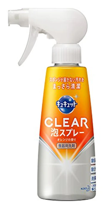 花王 キュキュット クリア泡スプレー オレンジの香り 1枚目