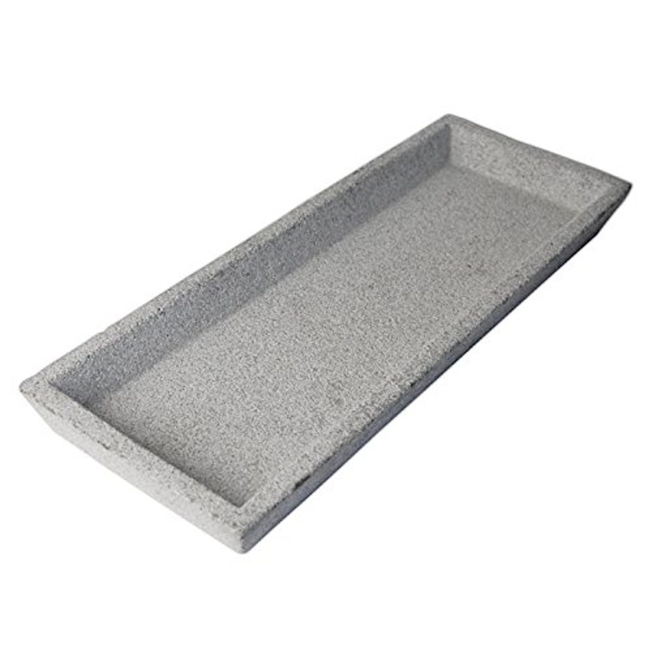 ZAKKIA CONCRETE SQUARE TRAY ブラック 1枚目