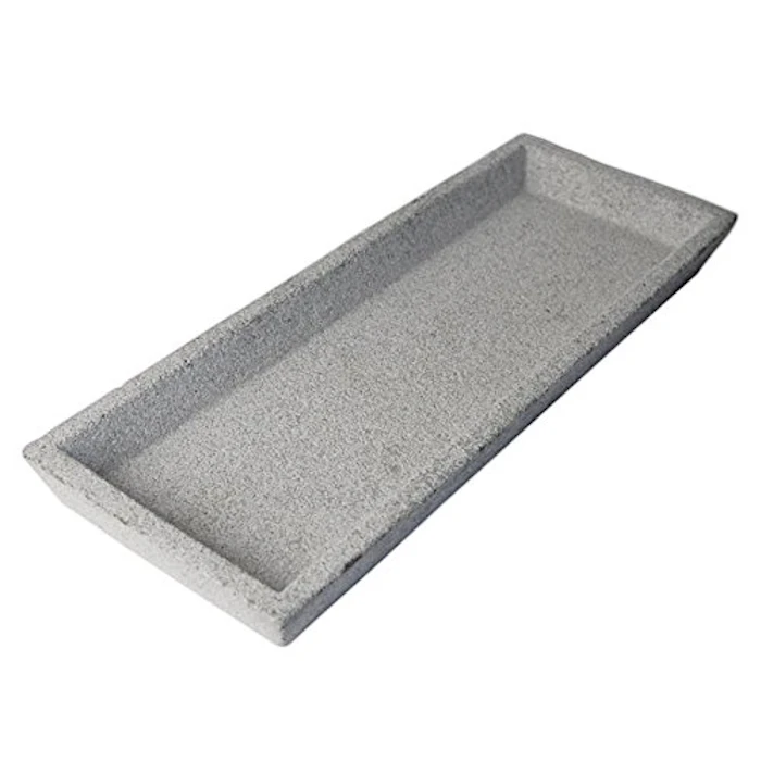 ZAKKIA CONCRETE SQUARE TRAY ブラック 1枚目