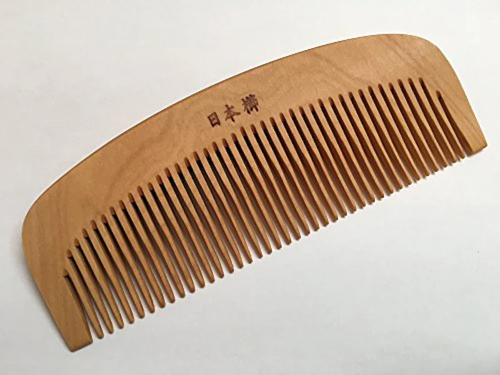 つげ製品 あかねつげ 「黄楊櫛」梳きくし 椿油仕立【つげ櫛】 1枚目