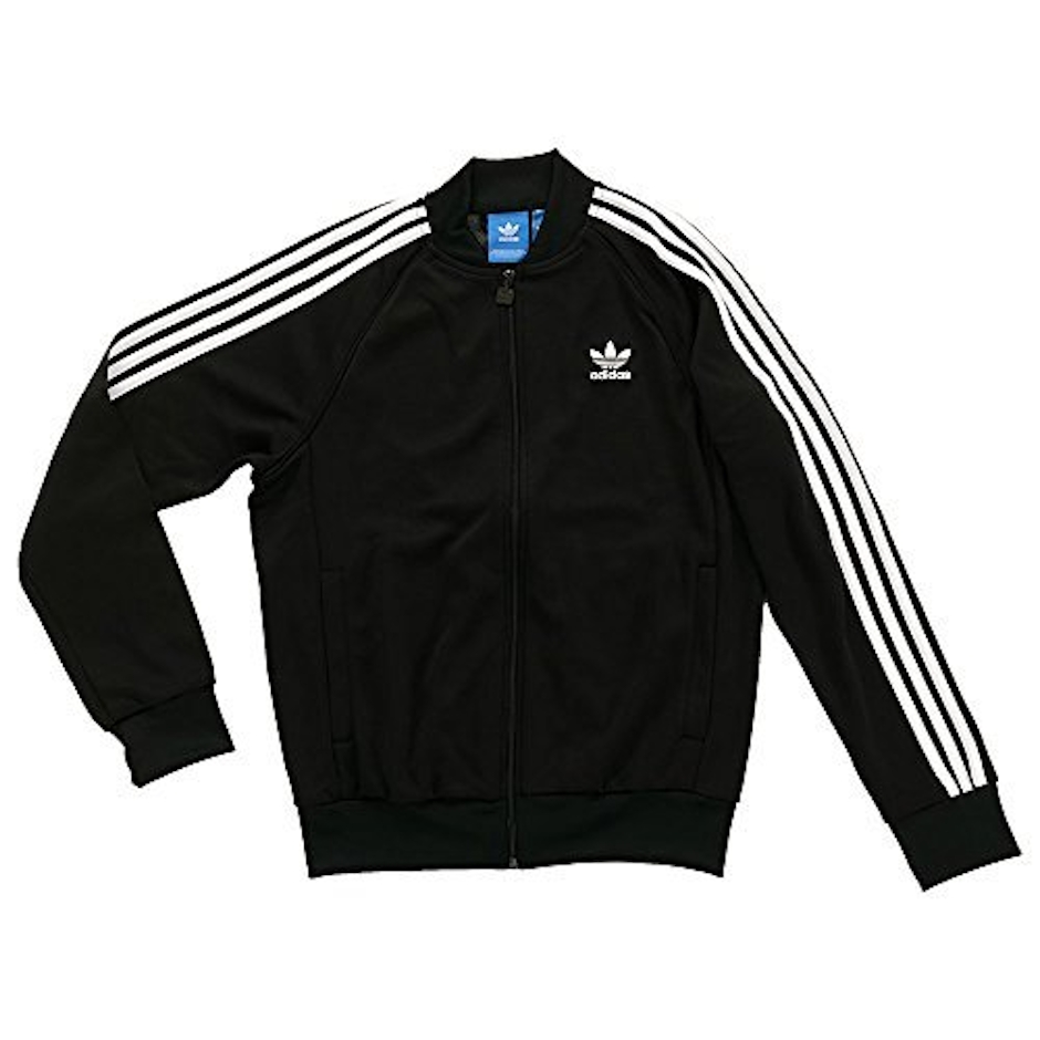 adidas originals スーパースター ジャージ トラックジャケット 黒 BK5921 2枚目