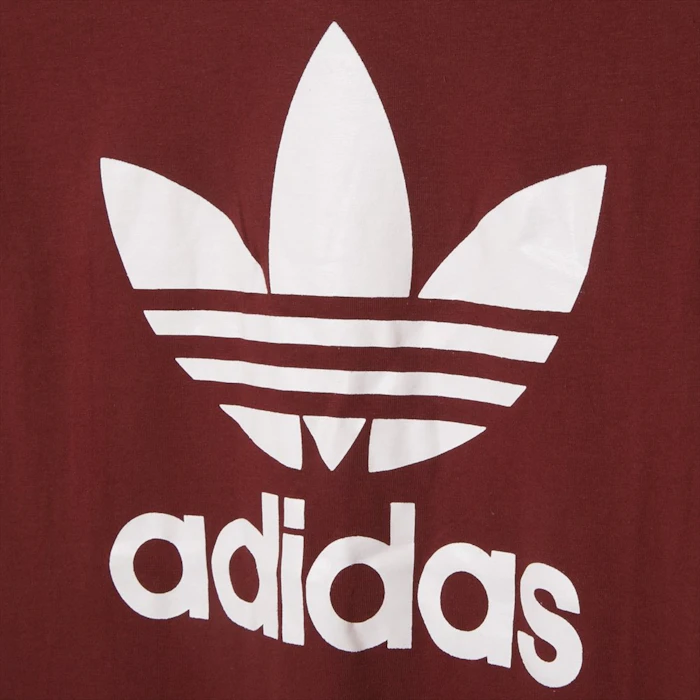 adidas originals TREFOIL TEE RED BQ5395 4枚目