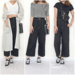 a_trend_ld.store 綿ステッチワイドチノパンツ 2枚目