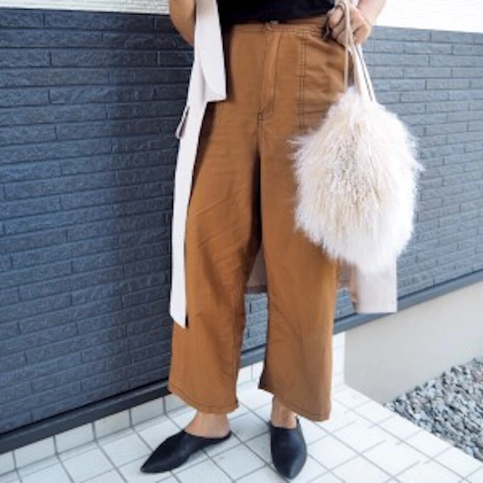 a_trend_ld.store 綿ステッチワイドチノパンツ 6枚目