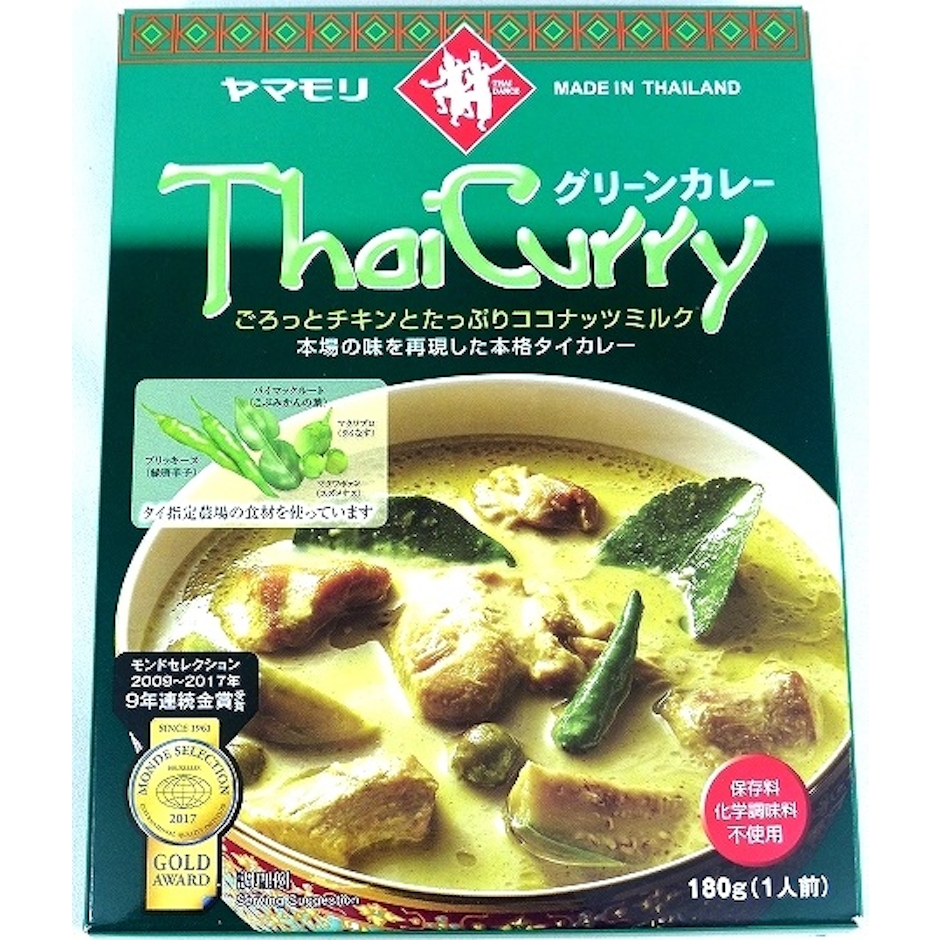 ヤマモリ タイダンス タイカレー グリーン 1枚目