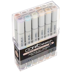 コアデ Too(企画・販売会社コアデ)コピックスケッチ12色 人物を描くためのセレクト1 12502070 1枚目