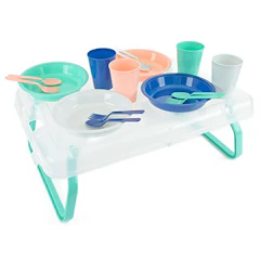 ガーデンパーティー 折りたたみテーブル食器セット 1枚目