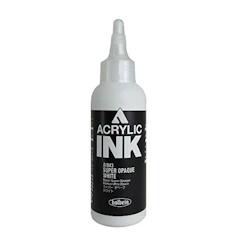 ホルベイン アクリリックカラー インク 100ml スーパーオペ―クホワイト 1枚目