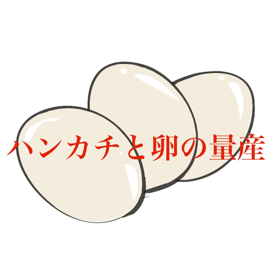 セオマジック ハンカチと卵の量産 1枚目
