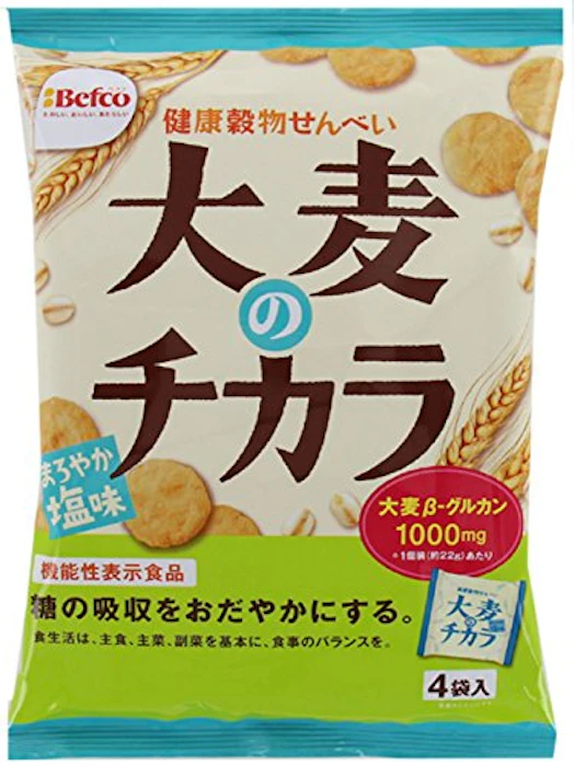 栗山米菓 大麦のチカラまろやか塩味 88g×12袋 1枚目