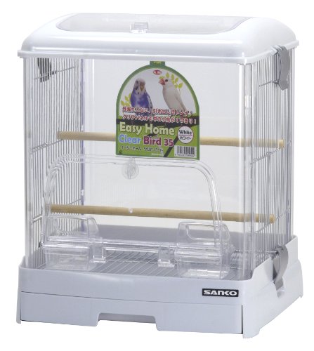Gifty 文鳥 かご 止まり木 餌入れ 鳥 キャリー ケージ セキセイインコ バードパレス 手のり 移動用 通院 お出かけ ゲージ 在庫限り