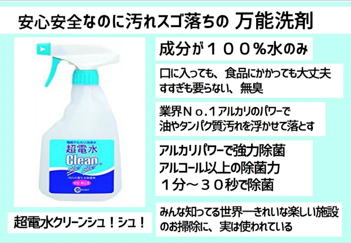 ケミコート 超電水クリーンシュ!シュ! 2枚目