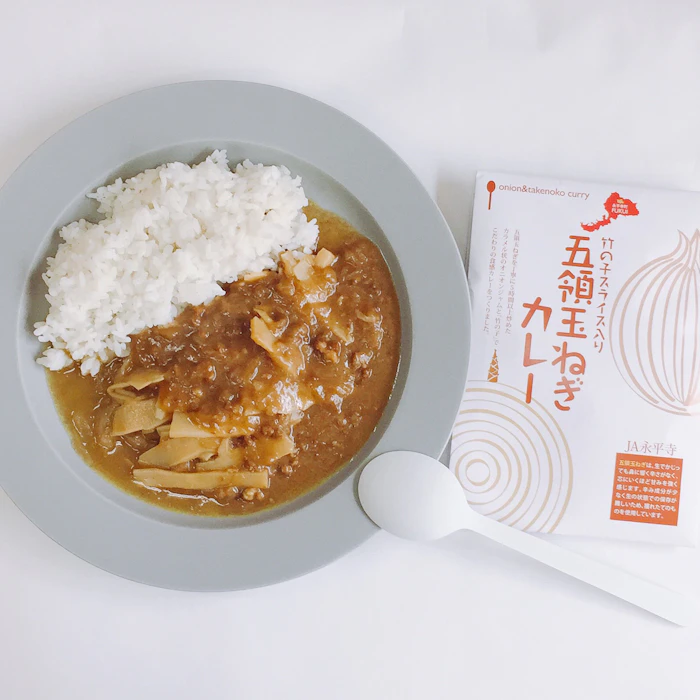 JA福井県経済連 五領 玉ねぎカレー ハンバーグセット 1枚目