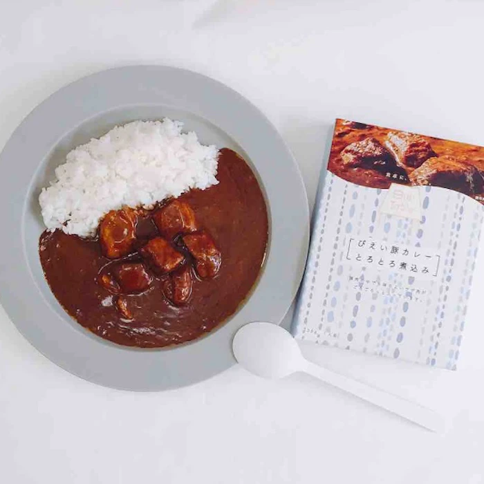 美瑛町農業協同組合 びえい豚カレーとろとろ煮込み 1枚目