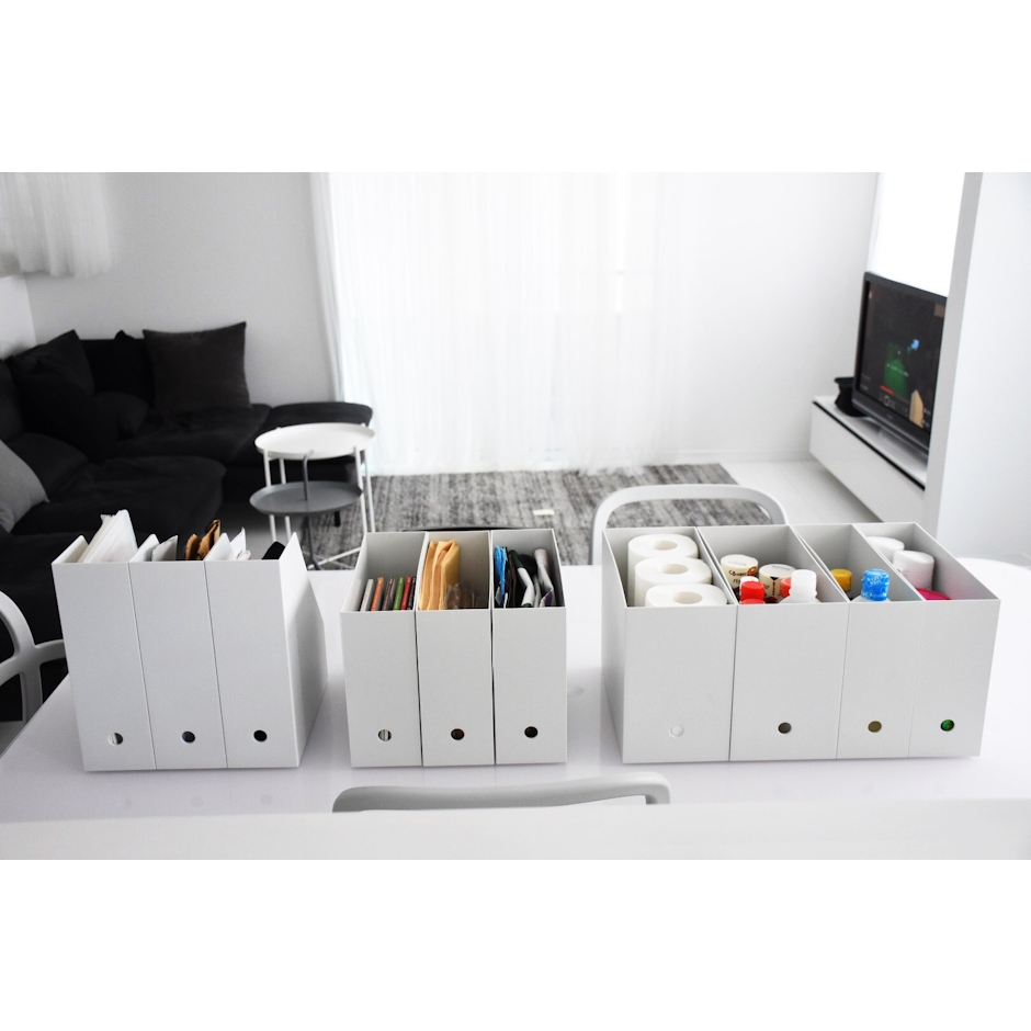 無印良品 ポリプロピレン ファイルボックス スタンダードタイプ A4用 4枚目