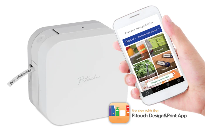 ブラザー工業 ラベルライター P-TOUCH CUBE PT-P300BT 5枚目