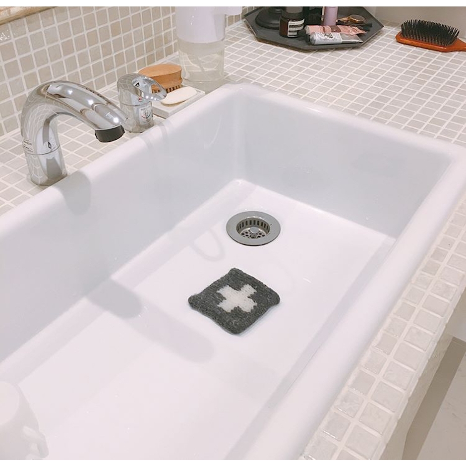 monotone Wash Wash アクリルたわし クロス 1枚目