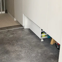 山崎実業 下駄箱下シューズワゴン フレーム 1枚目