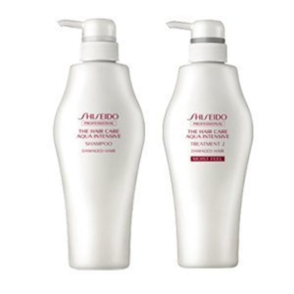 資生堂 アクアインテンシブ シャンプー 500mL&トリートメント2 500g 1枚目