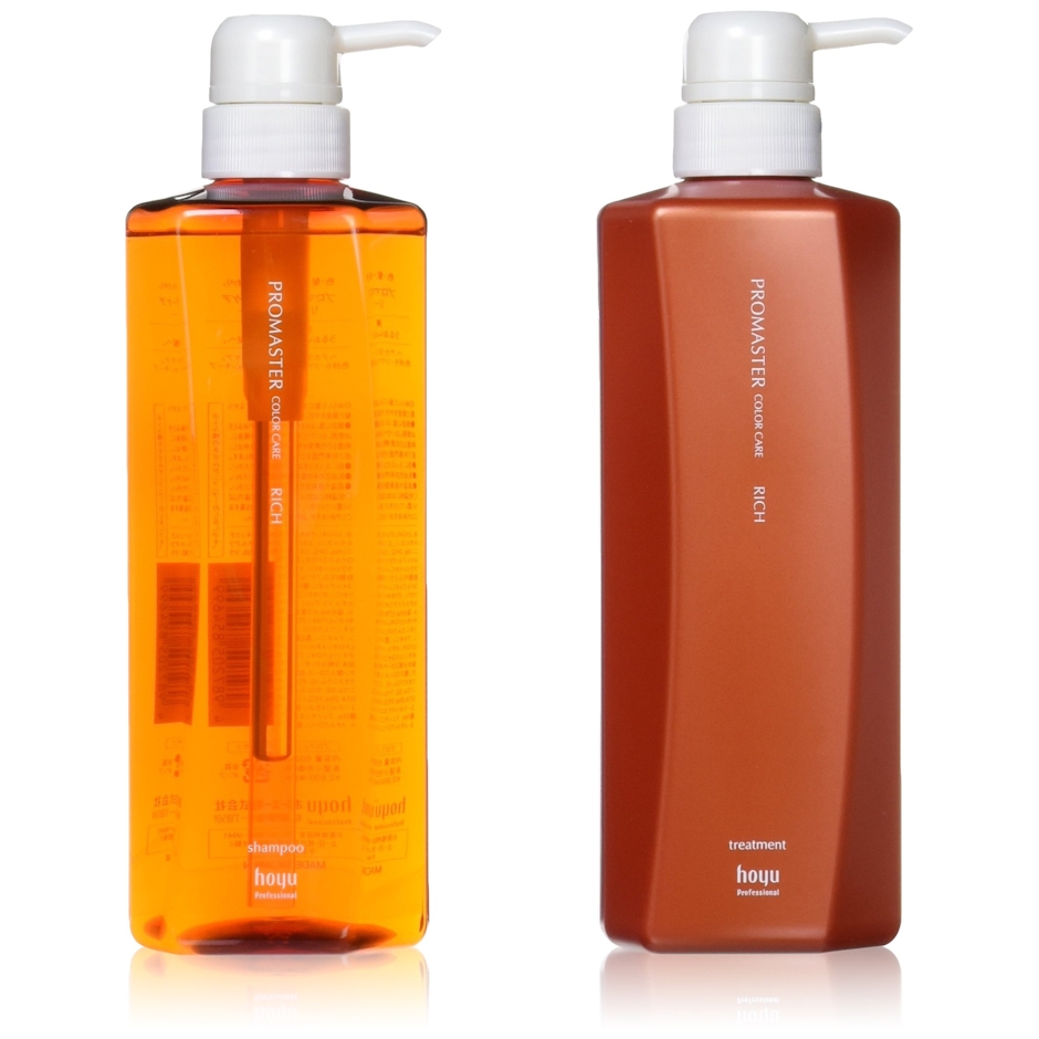 ホーユー プロマスター カラーケア リッチ シャンプー 600ml&リッチ ヘアトリートメント 600g セット 1枚目
