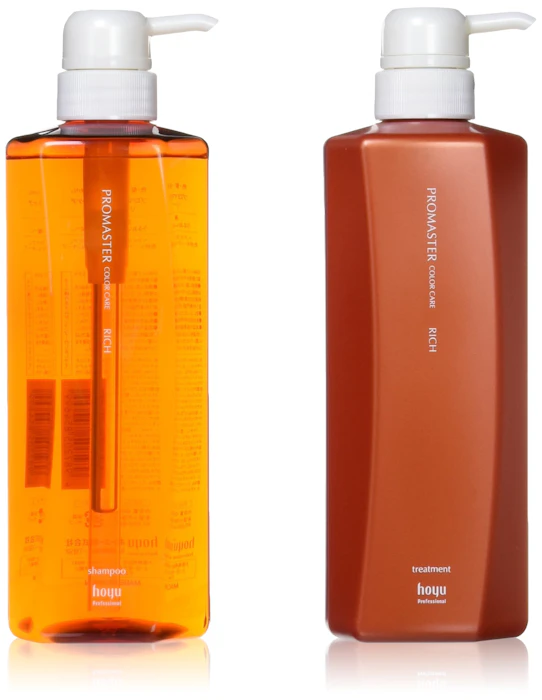 ホーユー プロマスター カラーケア リッチ シャンプー 600ml&リッチ ヘアトリートメント 600g セット 1枚目