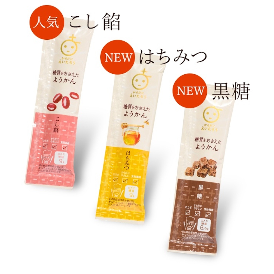 榮太樓総本舗 からだにえいたろう 糖質をおさえたようかん 2枚目