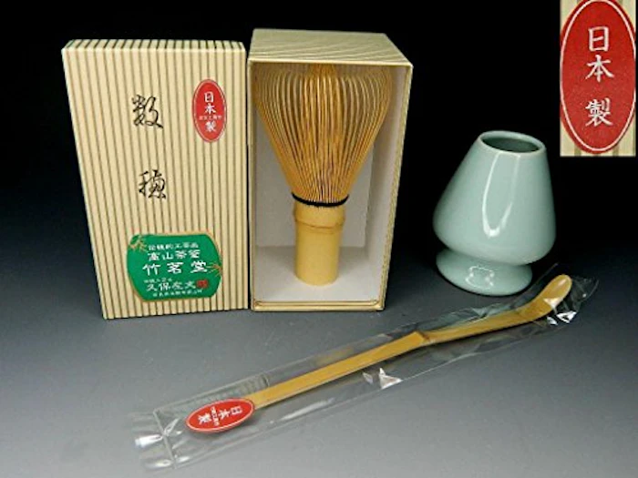 徳増茶道具専門店 茶筅・茶杓・茶筅直し 3点セット 1枚目
