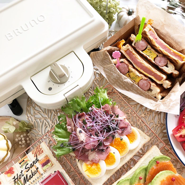 BRUNO ホットサンドメーカー ダブル 1枚目