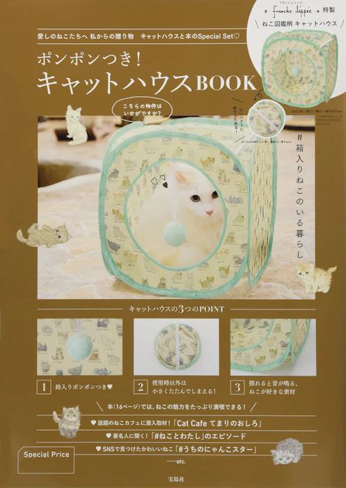 宝島社 ポンポンつき! キャットハウスBOOK 2枚目