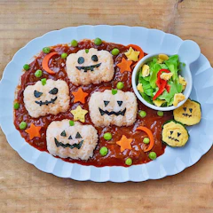アーネスト キャラ弁 おにぎり ハロウィン 1枚目