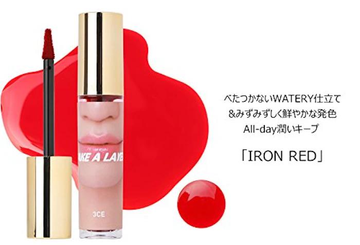 3CE テイクアレイヤー ティンデット ウォーターティント #IRON RED 3枚目
