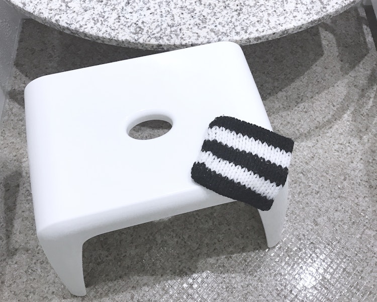 sisdesign MONOTONE MARKET Wash Wash アクリルたわし ボーダー ストライプ 1枚目