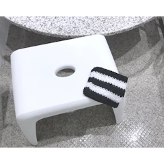 sisdesign MONOTONE MARKET Wash Wash アクリルたわし ボーダー ストライプ 1枚目