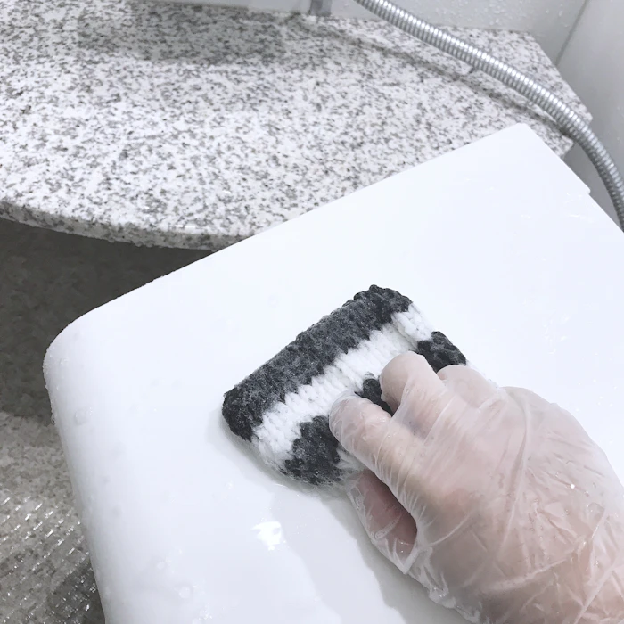 sisdesign MONOTONE MARKET Wash Wash アクリルたわし ボーダー ストライプ 2枚目