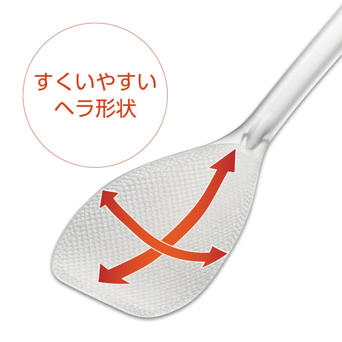 曙産業 炒めシャモジ ワイド クリア CH-2073 6枚目