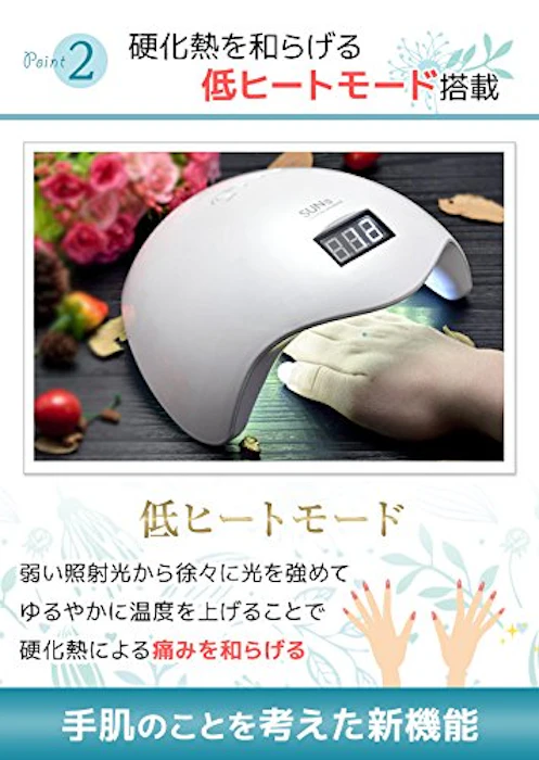 MIW La Curie LED & UV ネイルライト 48W 2枚目