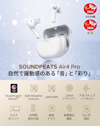 SOUNDPEATS Air4 Pro 2枚目