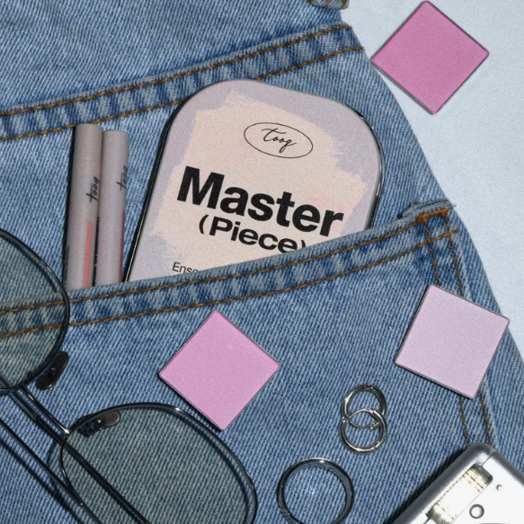 Tooq Master One by genuine magnetic eye shadow A05 Cotton Salmon	 2枚目