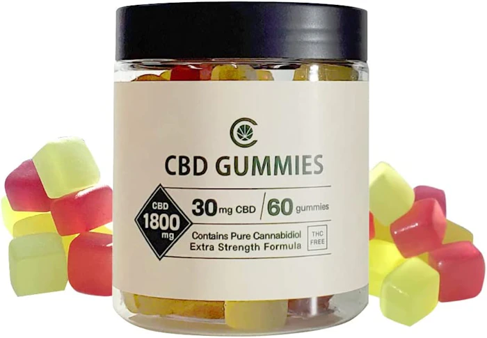 CannaTech CannaTech CBD グミ 1800mg 60粒 30mg/粒 CBDアイソレート使用 高濃度 アンチドーピング (60粒) 1枚目
