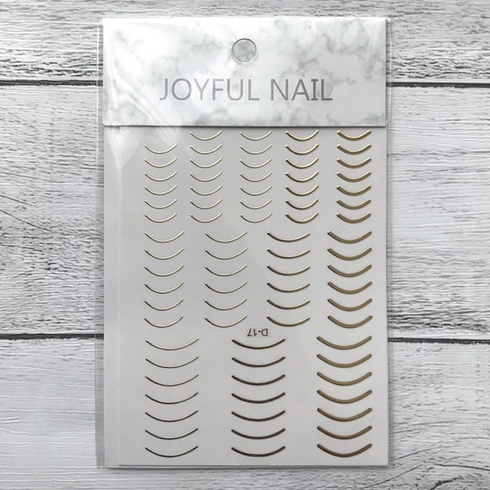 JOYFUL NAIL カーブライン型ネイルシール 1枚目