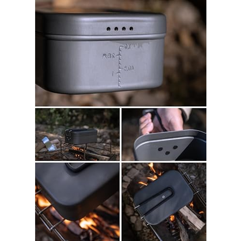 キャンピングムーン(camping moon) 極厚 メスティン 2合 ラージ 7枚目
